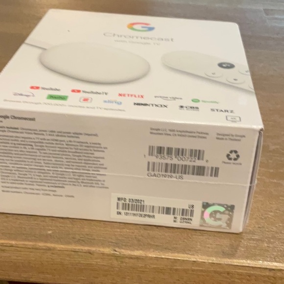 Google Chromecast with Google TV - Snow - Picture 5 of 5